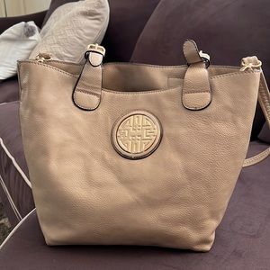 Faux Leather Hobo Handbag detachable with inside bag